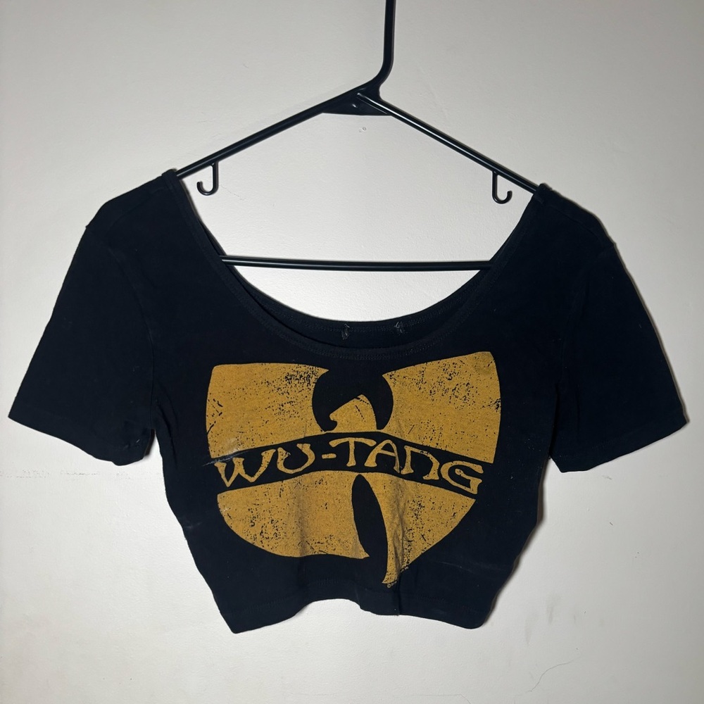 Wu-Tang Clan Black Crop Top